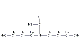 二硫代甲酸丁酯结构式