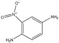 2-硝基对苯二胺结构式