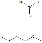 1,2-二甲氧基乙烷氯化铌(III)络合物结构式