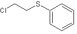 2-氯乙基苯基硫醚结构式