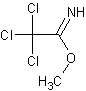 2,2,2-三氯乙酰亚胺甲酯结构式