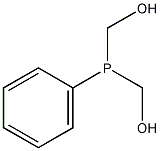 双(羟基甲基)苯基磷结构式