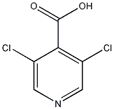 3,5-二氯吡啶-4-羧酸结构式