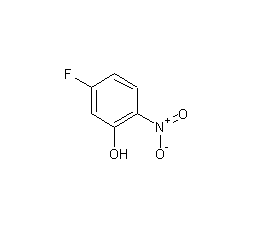5-氟-2-硝基苯酚结构式