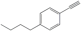 4-丁基苯乙炔结构式