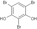 2,4,6-三溴间苯二酚结构式