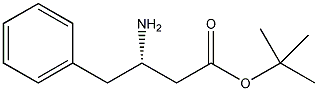 T-丁基(3S)-3-氨基-4-苯基丁酸酯结构式
