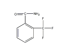 2-(三氟甲基)苯甲酰胺结构式