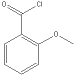 2-甲氧基苯甲酰氯结构式