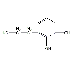3-正丙基儿茶酚结构式