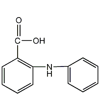 N-邻苯胺基苯甲酸结构式