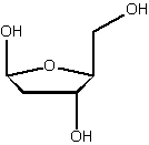 2-脱氧-L-核糖结构式