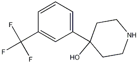 4-[3-(三氟甲基)苯基]-4-哌啶醇结构式