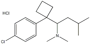 西布曲明盐酸盐结构式