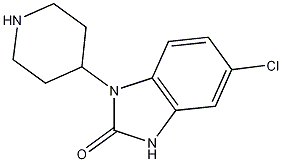 5-氯-1-(4-哌啶基)-2-苯并咪唑吲咪结构式