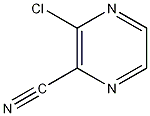 2-氯-3-氰基吡嗪结构式