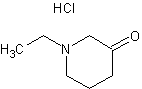 1-乙基哌啶-3-酮盐酸盐结构式