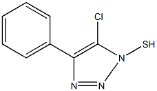 5-(4-氯苯基)-2,4-二氢-[1,2,4]-三唑-3-硫酮结构式