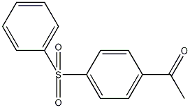 4-乙酰联苯砜结构式