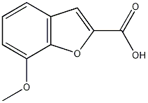 7-甲氧基苯并呋喃-2-羧酸结构式