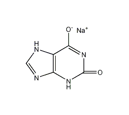2,6-二羟基嘌呤钠盐结构式