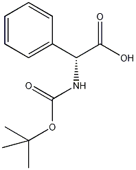 N-Boc-L-苯基甘氨酸结构式