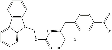 芴甲氧羰酰基-4-硝基-苯丙氨酸结构式