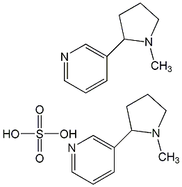 (−)-Nicotine hemisulfate salt
