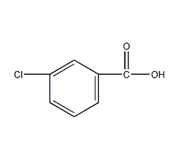 3-氯苯甲酸结构式