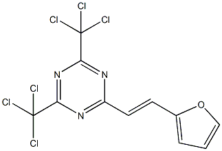 2-[2-(Furan-2-yl)vinyl]-4,6-bis(trichloromethyl)-1,3,5-triazine