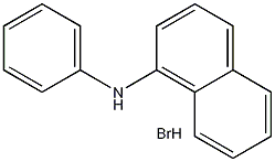 N-苯基-1-萘胺氢溴酸结构式