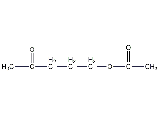 乙酸 4-氧代戊酯结构式