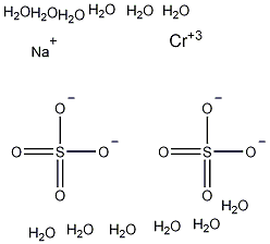 硫代硫酸钠铬十二水结构式