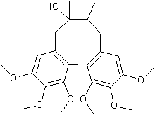 五味子素结构式