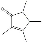 2,3,4,5-四甲基-2-环戊烯酮结构式