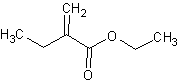 2-乙基丙烯酸乙酯结构式