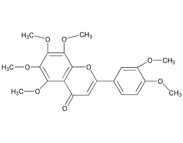 蜜橘黄素结构式