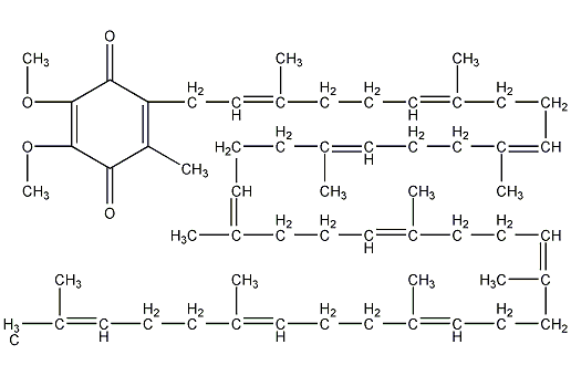 辅酶Q-10结构式