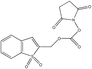 1,1-二杂苯[b]硫代苯甲基N-琥珀酸胺碳酸盐结构式