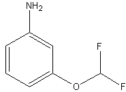 3-二氟甲氧基苯胺结构式