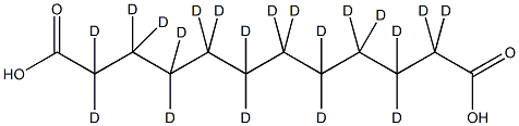十二烷二酸-d20结构式
