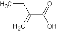 2-乙基丙烯酸结构式