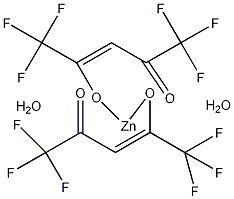 六氟乙酰丙酮锌二水结构式
