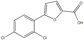 5-(2,4-二氯苯基)-2-糠酸结构式