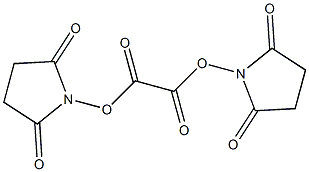 二(N-琥珀酰亚氨基)草酸结构式