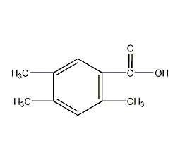 2,4,5-三甲基苯甲酸结构式