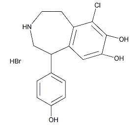 氢溴酸非诺多泮结构式