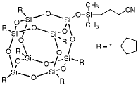 PSS-Cyanopropyldimethylsilyloxy-Heptacyclopentyl substituted