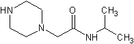 N-异丙基-1-哌啶乙酰胺结构式