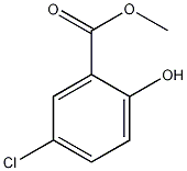 5-氯-2-羟基苯甲酸甲酯结构式